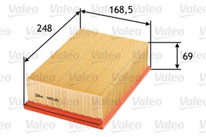 Luftfilter, CITROËN C4 I, C4 Coupé, PEUGEOT 206 Halvkombi, 307, 307 Break, 307 CC, 307 SW, 1444CE, 1444-CE, 1444CL, 1444-CL, 1444FJ, 144