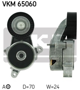 Spännrulle, flerspårsrem, CHRYSLER,JEEP,MITSUBISHI, 048 91659 AA, 1345A013