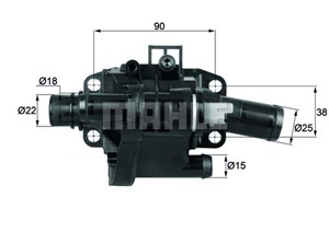 Termostat, kylvätska, CITROËN,FORD,MAZDA,MINI,PEUGEOT,VOLVO, 11517805998, 1230673, 1254379, 1313841, 1336X2, 1769069K00000, 30711526, 3M