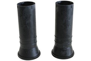 Dammskydd, stötdämpare, Framaxel, Höger, Vänster