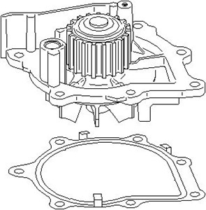 Vattenpump, CITROËN,DS,FORD,LAND ROVER,MITSUBISHI,OPEL,PEUGEOT,TOYOTA, 1 427 914, 1 538 412, 1 559 259, 1201 J6, 16 102 780 80, 6G9Q8501