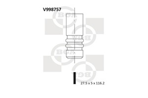 Avgasventil, CHEVROLET,FIAT,OPEL,SAAB,VAUXHALL, 24433079, 55558728, 641401, 71739797