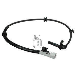ABS-givare, Sensor, hjulvarvtal, Bakaxel, Bakaxel vänster, Vänster