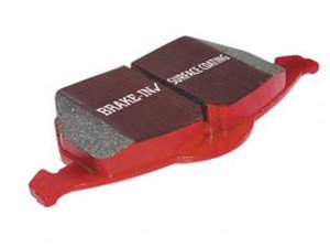 Bromsbeläggsats REDSTUFF, Bak