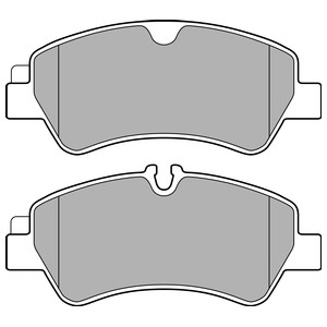 Bromsbeläggsats, Bakaxel, FORD, 1763916, 1829395, 1840037, 2006029, BK212M008AA, BK212M008AB, BK212M008AC, MEBK3J2M008AA