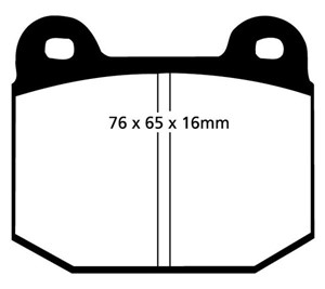 Bromsbeläggsats GREENSTUFF, Framaxel, ALFA ROMEO,BMW,LOTUS,MORGAN,OPEL,VAUXHALL, 6072843400