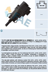 Bromsljuskontakt, FORD,JAGUAR,MAZDA,VOLVO, 1 223 097, 1 227 339, 30773935, 3M5T-13480-AA, 3M5T-13480-AB, 3M5T-13480-AC, 4 832 217, BR1A-