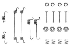 Tillbehörssats, bromsbackar, Bakaxel, CITROËN,PEUGEOT, 4308 40, 95 619 516