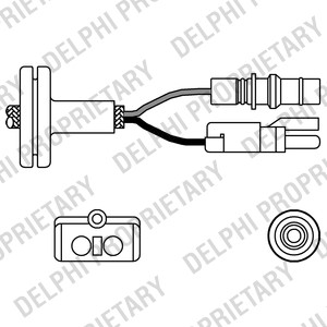 Lambdasond, AUDI A6 C4, MERCEDES-BENZ 190 [W201], OPEL ASTRA F Kombi, RENAULT 21 Kombi, 25, 006 5425 417, 006 5429 017, 006 5429 617, 00