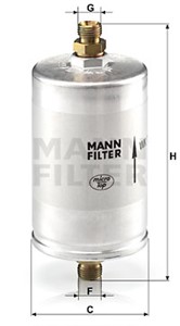 Bränslefilter, PORSCHE 968, 928.110.253.05