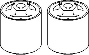 Bussning, länkarm, Fram, Fram, höger eller vänster, BMW X3 [E83], 3110 3 412 781, 3112 0 307 882