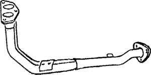 Avgasrör, Fram, VOLVO 240, 240 Kombi, 3507824, 3536202, 6000004734, 7701202788, 7701203068