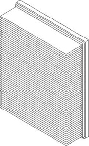 Luftfilter, AUDI 100 C4 Avant, 100 C4 Sedan, A6 C4, A6 C4 Avant, 4A0 129 620