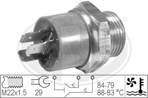 Temperaturswitch, kylarfläkt, ALFA ROMEO,CITROËN,PEUGEOT, 1264 06, 1264 16, 60533503, 95 630 939