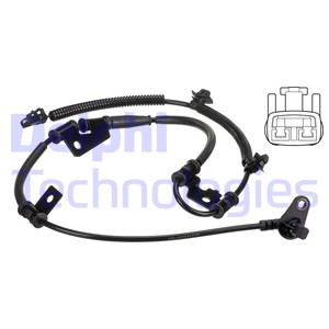 ABS-givare, Sensor, hjulvarvtal, Framaxel, Höger, KIA SPORTAGE II, SPORTAGE VAN II, 95670-1F310