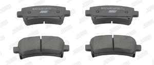 Bromsbeläggsats, Bakaxel, CHEVROLET,OPEL,SAAB,VAUXHALL, 1026198, 13237765, 13237766, 13237767, 13237768, 13338368, 13343450, 13343451, 1