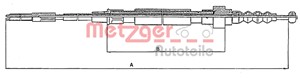 Vajer, parkeringsbroms, Bak, Höger, Vänster, SEAT TOLEDO I, VW GOLF II, JETTA II, 191 609 721F, 1L0 609 721A, 1L0 609 721B