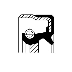 Oljepackningsring, manuell transmission, Ingång, MERCEDES-BENZ T2/LN1 Flak/chassi, T2/LN1 Lok, T2/LN1 Skåp, T2/LN1 Tipp, 0119972347, 015