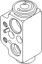 Expansionsventil, klimatanläggning, PORSCHE CAYENNE, VW TOUAREG, 7L0 820 679, 7L0 820 679A, 955 572 319 01