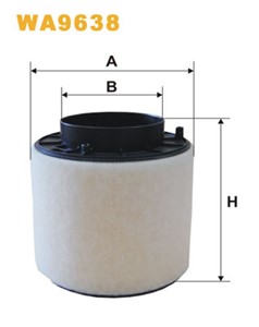 Luftfilter, AUDI A4 Allroad B8, A4 B8, A4 B8 Avant, A5, A5 Cabriolet, A5 Sportback, Q5, 8K0 133 843D