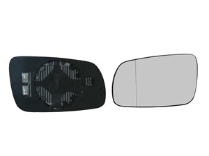 Spegelglas, yttre spegel, Vänster, SKODA OCTAVIA I, OCTAVIA Combi I, 1U1857521E, 3B1857521