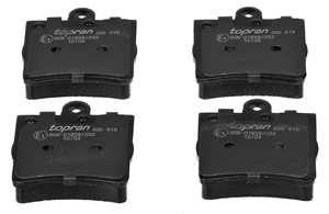 Bromsbeläggsats, Bakaxel, MERCEDES-BENZ, 002 420 71 20, 002 420 74 20, 004 420 17 20, A002 420 71 20, A002 420 74 20, A004 420 17 20