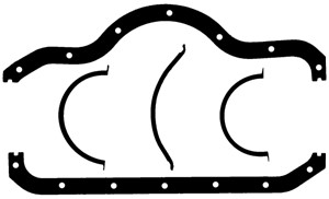 Packningssats, oljetråg, RENAULT 10, 8, ESTAFETTE, VOLVO 340-360, 340-360 Sedan, 66, 66 Kombi, 3 627 783-3, 77 01 453 950