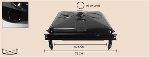 Bränsletank, VW LT 28-35 Flak/chassi I, LT 40-55 Flak/chassi I, 283 201 075