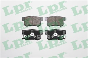 Bromsbeläggsats, Bakaxel, HONDA ACCORD VIII, ACCORD Kombi VIII, CR-V II, 43022S9A010, 43022S9AE00, 43022SJFE00
