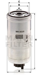 Bränslefilter, ALFA ROMEO,BMW,FIAT,LANCIA, 13 32 2 240 791, 13 32 2 240 798, 13 32 2 240 802, 46471844, 9947995, 9951033