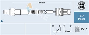 Lambdasond, Vänster, CHRYSLER,MERCEDES-BENZ, 001 540 05 17, 001 540 60 17, 002 540 01 17, 5099821AA, SG-1142, SG-1150