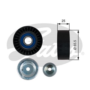 Styrrulle, drivrem, CITROËN,FIAT,FORD,JAGUAR,PEUGEOT, 1117008, 1201178, 1611423780, 1731709, 5751.F1, 5751F1, 9658142680, 96787701, 9678