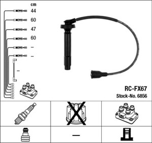 Tändkabelsats, SUBARU FORESTER, IMPREZA Kombi, IMPREZA Sedan, LEGACY III, LEGACY Kombi III, 22451-AA660, 22451-AA661, 22451-AA710, 22451