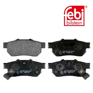 Bromsbeläggsats, Bakaxel, HONDA CIVIC Hatchback V, CIVIC Sedan V, CRX III, 06022-SP8-000, 06430-SAA-E50, 06430-SAA-J50, 43022S04000, 430