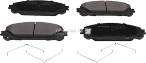 Bromsbeläggsats, Framaxel, LEXUS ES, NX, RX, TOYOTA HIGHLANDER / KLUGER, RAV 4 III, RAV 4 IV, SIENNA, 044650E010, 044650E040, 0446548150