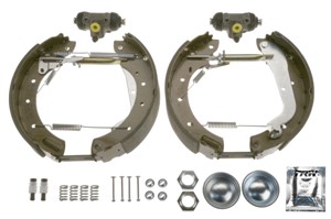 Bromsbackar, sats, Bakaxel, FORD MAVERICK, NISSAN SERENA, TERRANO II, VANETTE CARGO Buss, VANETTE CARGO Skåp