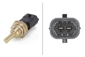 Kylvätsketemperatur-sensor, Upptill, ALFA ROMEO,FIAT,JEEP,LANCIA,OPEL,SAAB,VAUXHALL, 12992783, 13 42 570, 13 42 571, 13650-79J80-000, 55