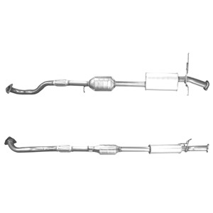 Katalysator, Bak, HYUNDAI SANTA FÉ I, 2861026010, 2861026120