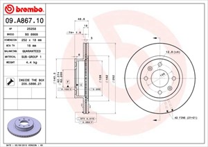 Bromsskiva, Framaxel, HYUNDAI i10 I, i10 II, i10 III, i10 Sedan II, KIA PICANTO, 5171207700, 517120X700