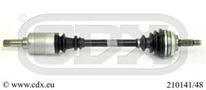 Drivaxel, framaxel vänster, CITROËN AX, SAXO, PEUGEOT 106 I, 106 II, 32725J, 3272V2
