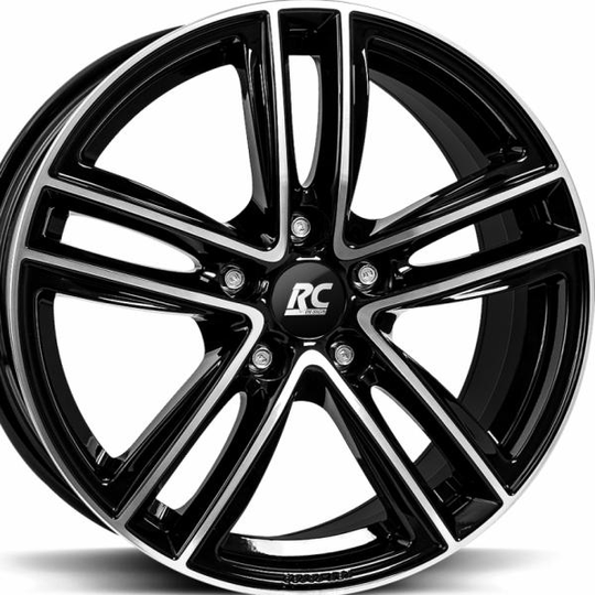 Brock Rc27 Black Full Polish 7/17 5/112 ET40 B57.1