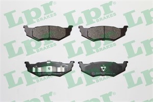 Bromsbeläggsats, Bakaxel, CHRYSLER,DODGE,PLYMOUTH, 4509374, 4720644, 4762669, 4863784, 5011630AA, 5012651AA, 5018208AA, 5083071AA, 51144