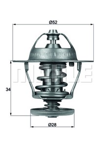 Termostat, kylvätska, CITROËN,FIAT,FORD,MAZDA,PEUGEOT, 1 096 283, 1096283, 1338 F5, 1338F5, 16341-87789-000, 17670-65720, 90048-33013-00