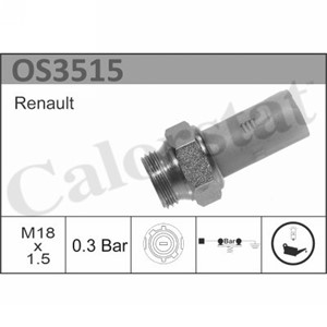 Varningsswitch, oljetryck, RENAULT,VOLVO, 3343237, 3343237-8, 6001055056, 7700771828, T0-771828, TO-732507, TO-771828