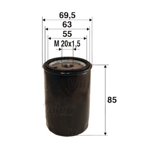 Oljefilter, ACURA,ALFA ROMEO,DAIHATSU,FIAT,FORD USA,HONDA,KIA,LANCIA,MAZDA,MITSUBISHI,NISSAN,PROTON,VOLVO, 0001802810, 04154-PR3-E00, 0F