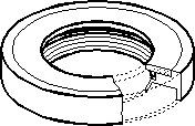 Oljepackningsring, vevaxel, Fram, FORD FIESTA V, KA, 1 089 837, 1 118 342, 1 219 287, 1 219 337, 2S6G6D316AA, 3N2G6700A4A, XS6E6700A6C,