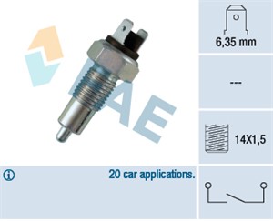 Brytare, backljus, FIAT 1/9 X, 127, 127 Panorama, 128, 128 Familiare, FIORINO, RITMO, UNO, LANCIA A 112, SEAT 133, 4209632, 4356373, 597
