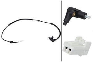 ABS-givare, Sensor, hjulvarvtal, Bakaxel vänster, KIA RIO Halvkombi, RIO Sedan, 0K31L-43-72YD, 0K31L-43-72YE