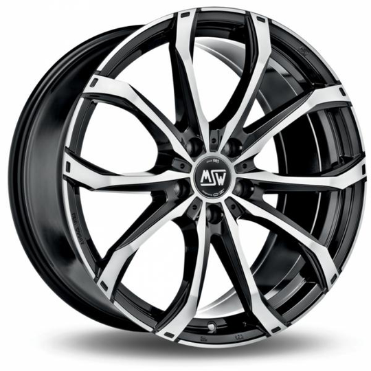 Msw 48 Black Polished 9/19 5/130 ET50 B71.6