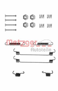 Tillbehörssats, bromsbackar, Bakaxel, ALFA ROMEO,CITROËN,FIAT,LANCIA,RENAULT, 60750208, 70596.60000.00.00, 77 01 202 550, 77 01 204 840,